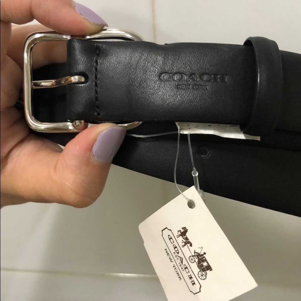 Men’s Black Coach Belt